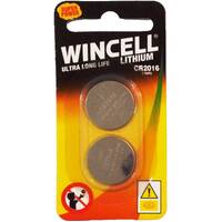 Wincell Lithium CR2016 Coin battery, pk2