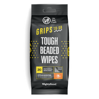 GRIPS TO GO TOUGH BEAD WIPES 20PK X 6  DISPLAY BOX