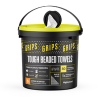 GRIPS TO GO TOUGH BEAD WIPES BUCKET 80PCE